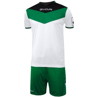 Komplet Givova Kit Campo czarno-zielony KITC53 1013 S Givova
