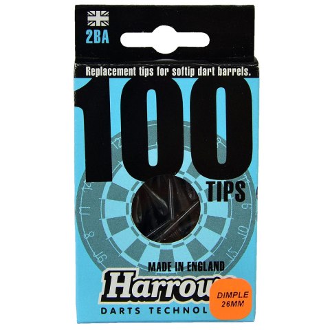 Końcówki Softips Harrows Spare 100szt Harrows