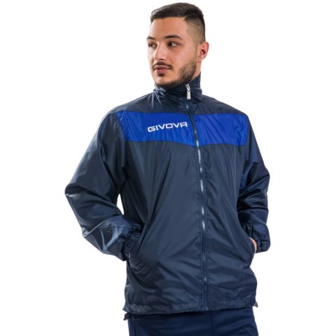 Kurtka Givova Rain Scudo granatowo-niebieska RJ005 0402 M Givova