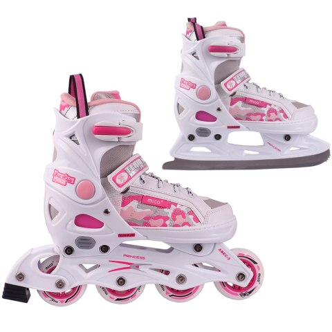 Łyżworolki Mico Princess 2w1 PW-126B-8 37-40 Mico