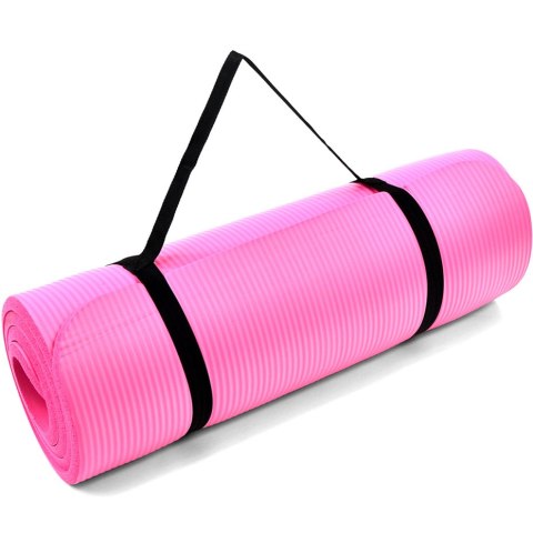 Mata Profit Fitness Pro NBR 180x60x1,5cm różowa DK 2264 PROfit