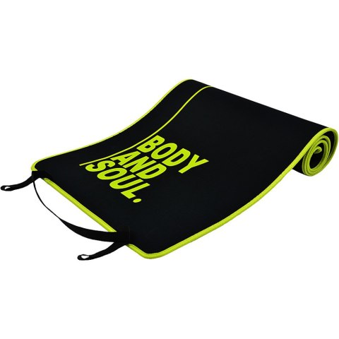 Mata do ćwiczeń Profit Body and Soul 180x60x0,6cm czarna DK 705-N PROfit