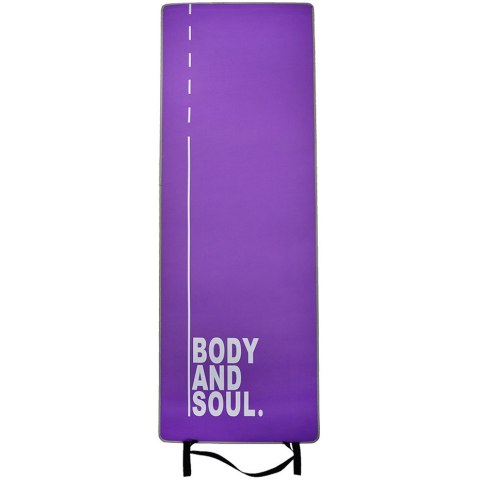 Mata do ćwiczeń Profit Body and Soul 180x60x0,6cm fioletowa DK 705-N PROfit
