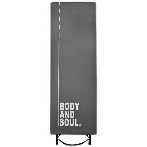 Mata do ćwiczeń Profit Body and Soul 180x60x0,6cm szara DK 705-N PROfit