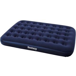 Materac welurowy dwuosobowy Bestway 191 cm x 137 cm x 22 cm granatowy 67002 6225 Bestway