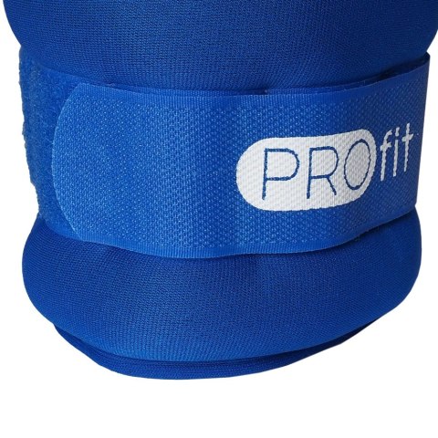 Obciążenia na ręce i nogi Profit Evolution 2x2,5 kg niebieskie DK 3310 PROfit