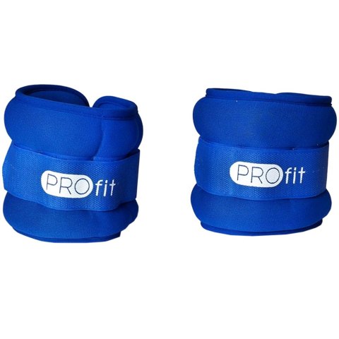 Obciążenia na ręce i nogi Profit Evolution 2x2,5 kg niebieskie DK 3310 PROfit