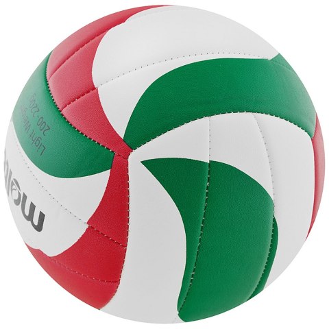 Piłka siatkowa Molten V5M2000 Light biało-czerwono-zielona 5 Molten