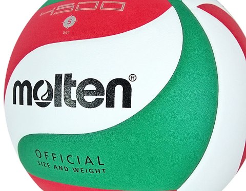 Piłka siatkowa Molten V5M4500 biało-czerwono-zielona 5 Molten