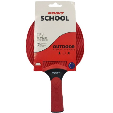 Rakietka do ping ponga Point School Outdoor czerwona Point