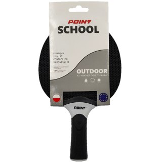 Rakietka do ping ponga Point School outdoor czarna Point