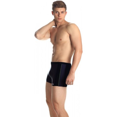 Spodenki kąpielowe męskie Aqua-Speed Jason szaro-czarno-zielone 138 3214 S AQUA-SPEED