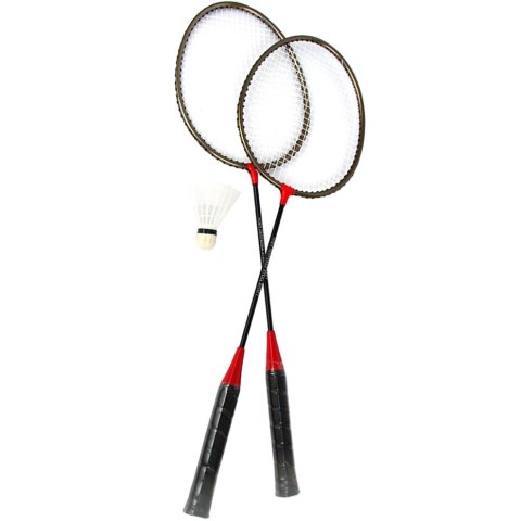 Zestaw do badmintona Spokey Badmnset 1 czarno-czerwony 83371 Spokey