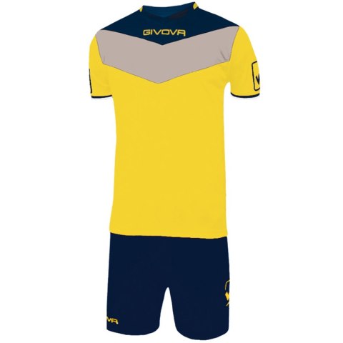 Komplet Givova Kit Campo żółto-granatowy KITC53 0704 3XS Givova