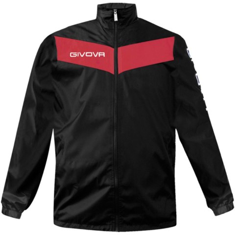Kurtka Givova Rain Scudo czarno-czerwona RJ005 1012 M Givova