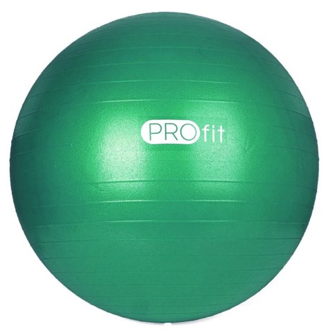 Piłka gimnastyczna Profit 55 cm zielona z pompką DK 2102 PROfit