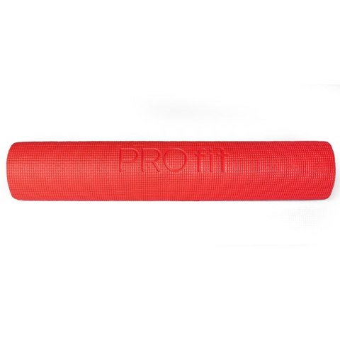 Mata do yogi Profit Slim 173x61x0,5cm czerwona DK 2203 PROfit