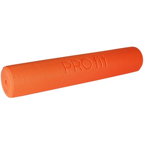 Mata do yogi Profit Slim 173x61x0,5cm pomarańczowa DK 2203 PROfit
