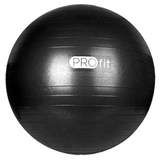 Piłka gimnastyczna Profit 45 cm czarna z pompką DK 2102 PROfit