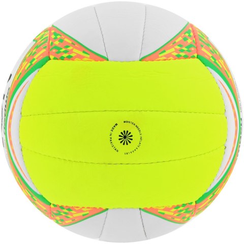 Piłka siatkowa NO10 Smash Green biało-zielona 56063 B 5 NO10