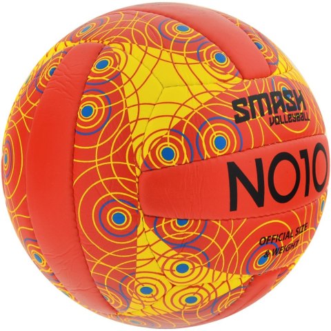 Piłka siatkowa NO10 Smash Red czerwona 56063 C 5 NO10