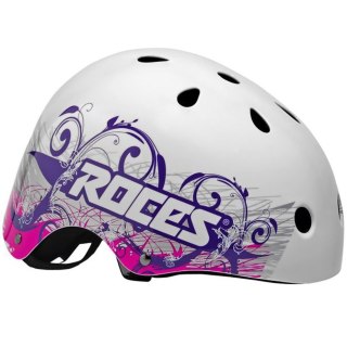 Kask Roces Tattoo Aggressive Helmet mat biało fioletowy 301418 002 L Roces