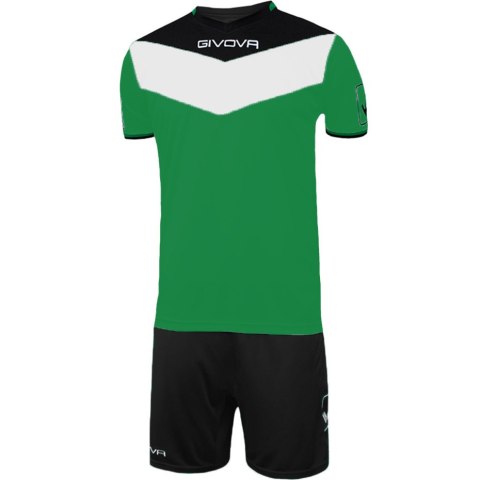 Komplet Givova Kit Campo zielono-czarny KITC53 1310 3XS Givova