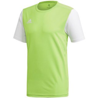 Koszulka dla dzieci adidas Estro 19 Jersey JUNIOR limonkowa GH1663 116cm Adidas teamwear