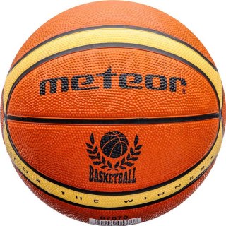 Piłka koszykowa Meteor Inject 14 Paneli 6 brązowo-beżowa 07071 6 Meteor