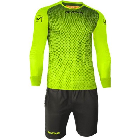 Komplet bramkarski Givova Kit Manchester FLUO żółto-czarny KITP008 1910 XL Givova