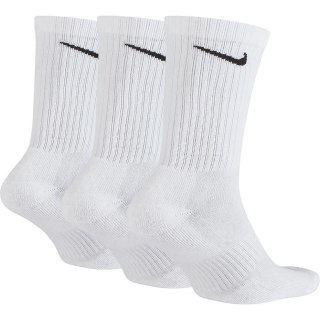 Skarpety Nike Everyday Cushioned Crew 3 pary białe SX7664 100 42-46 Nike