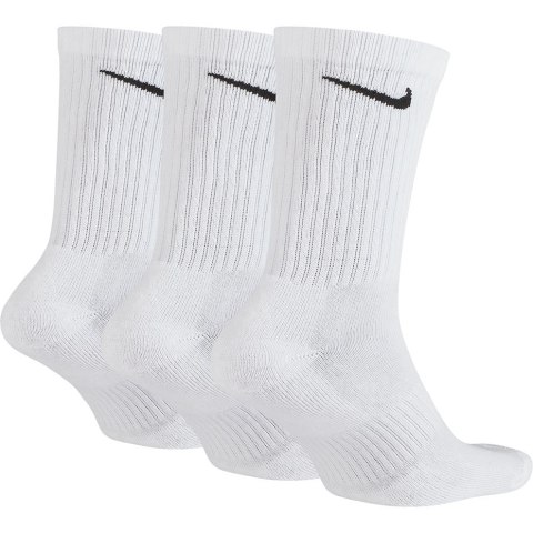 Skarpety Nike Everyday Cushioned Crew 3 pary białe SX7664 100 42-46 Nike