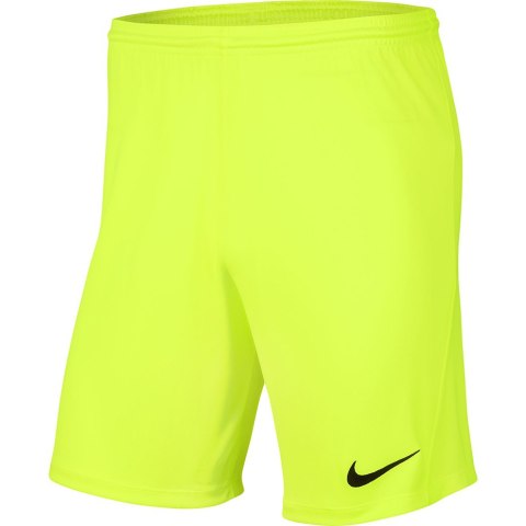 Spodenki dla dzieci Nike Dry Park III NB K limonkowe BV6865 702 L Nike Team