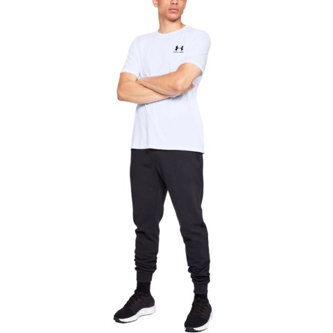 Koszulka męska Under Armour Sportstyle Left Chest SS biała 1326799 100 S Under Armour