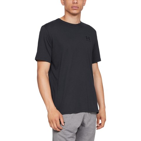 Koszulka męska Under Armour Sportstyle Left Chest SS czarna 1326799 001 2XL Under Armour