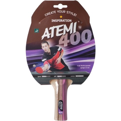 Rakietka do ping ponga New Atemi 400 anatomical Atemi