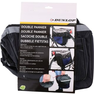 Torba rowerowa na bagażnik Dunlop 2ass PES 30x26x10cm 600D SL 27890 Dunlop