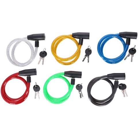 Zapięcie rowerowe Dunlop cable lock D12mm 65 cm ST 6ass 2082646 Dunlop