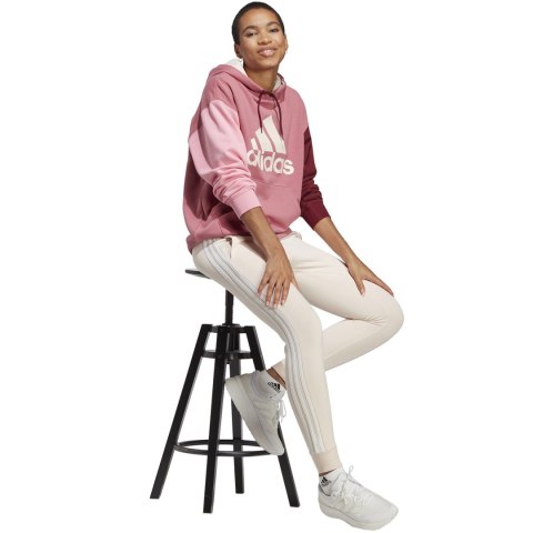 Bluza damska adidas Essentials Big Logo Oversized French Terry Hoodie różowa IC9869 Adidas Bluza damska adidas Essentials Big Logo Oversized French Terry Hoodie różowa IC9869 Adidas
