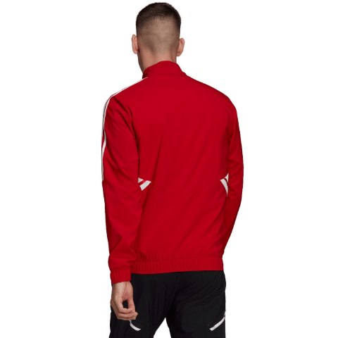 Bluza męska adidas Condivo 22 Presentation czerwona HA6238 Adidas teamwear Bluza męska adidas Condivo 22 Presentation czerwona HA6238 Adidas teamwear