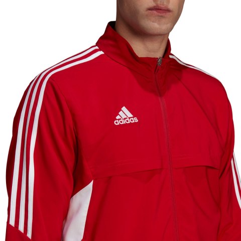 Bluza męska adidas Condivo 22 Presentation czerwona HA6238 Adidas teamwear Bluza męska adidas Condivo 22 Presentation czerwona HA6238 Adidas teamwear