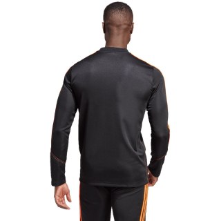 Bluza męska adidas Tiro 23 Club Training Top czarno-pomarańczowa HZ0182 Adidas