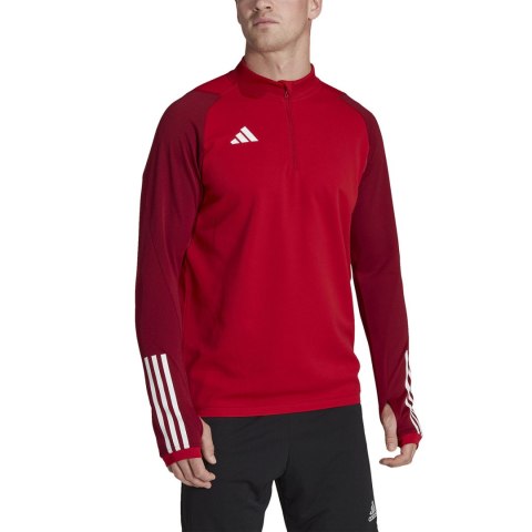 Bluza męska adidas Tiro 23 Competition Training Top czerwona HI3050 Adidas teamwear Bluza męska adidas Tiro 23 Competition Training Top czerwona HI3050 Adidas teamwear