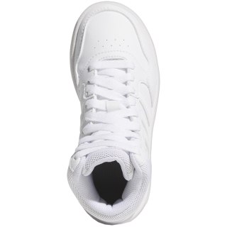 Buty dla dzieci adidas Hoops Mid białe GW0401 Adidas