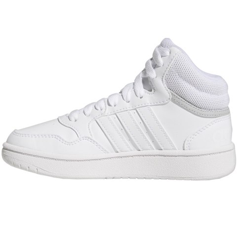 Buty dla dzieci adidas Hoops Mid białe GW0401 Adidas Buty dla dzieci adidas Hoops Mid białe GW0401 Adidas