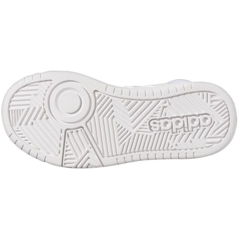 Buty dla dzieci adidas Hoops Mid białe GW0401 Adidas Buty dla dzieci adidas Hoops Mid białe GW0401 Adidas
