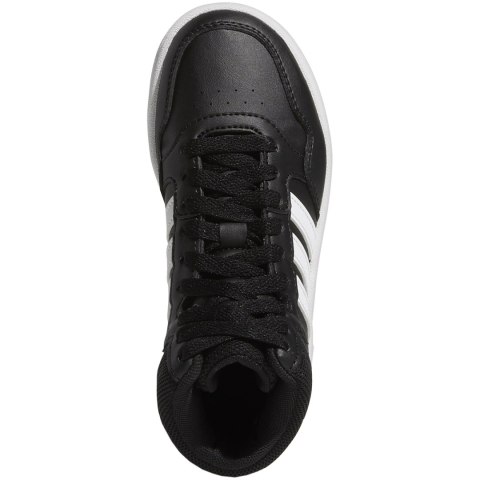 Buty dla dzieci adidas Hoops Mid czarne GW0402 Adidas Buty dla dzieci adidas Hoops Mid czarne GW0402 Adidas