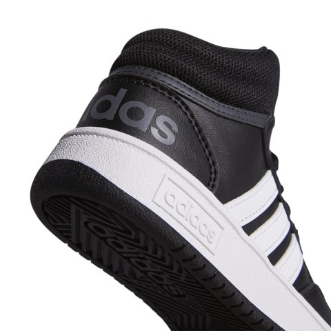 Buty dla dzieci adidas Hoops Mid czarne GW0402 Adidas Buty dla dzieci adidas Hoops Mid czarne GW0402 Adidas