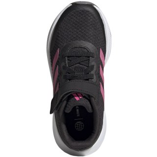 Buty dla dzieci adidas Runfalcon 3.0 Sport Running Elastic Lace Top Strap czarne HP5875 Adidas