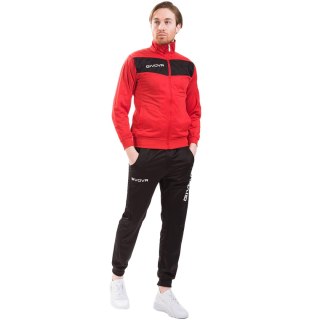 Dres Givova Tuta Visa Triacetato czerwono-czarny TR018 1210 Givova